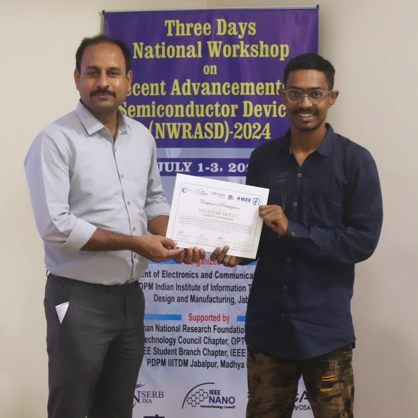 Event photo: IIITDM Jabalpur workshop 2024