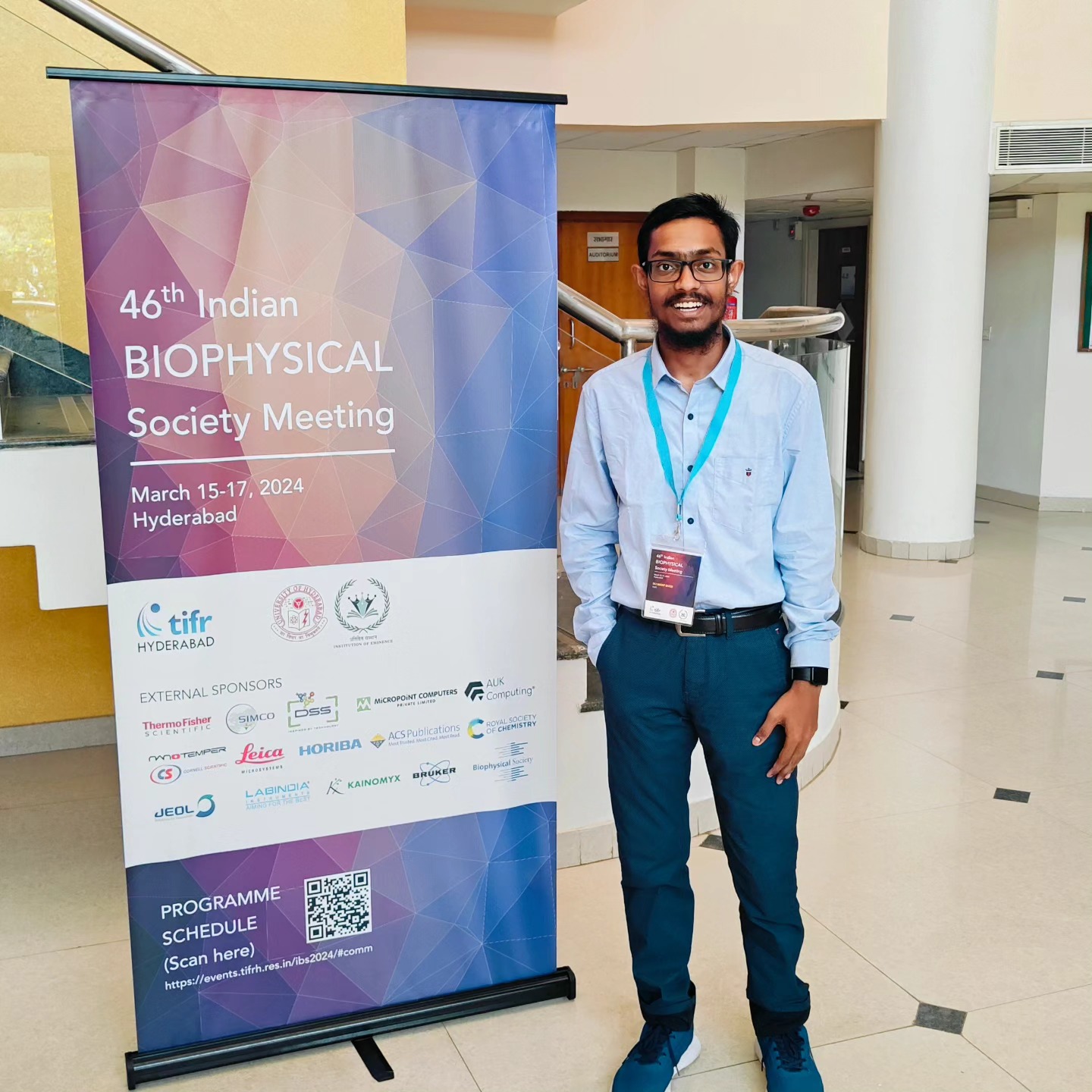Event photo: Indian Biophysics Society Meeting 2024